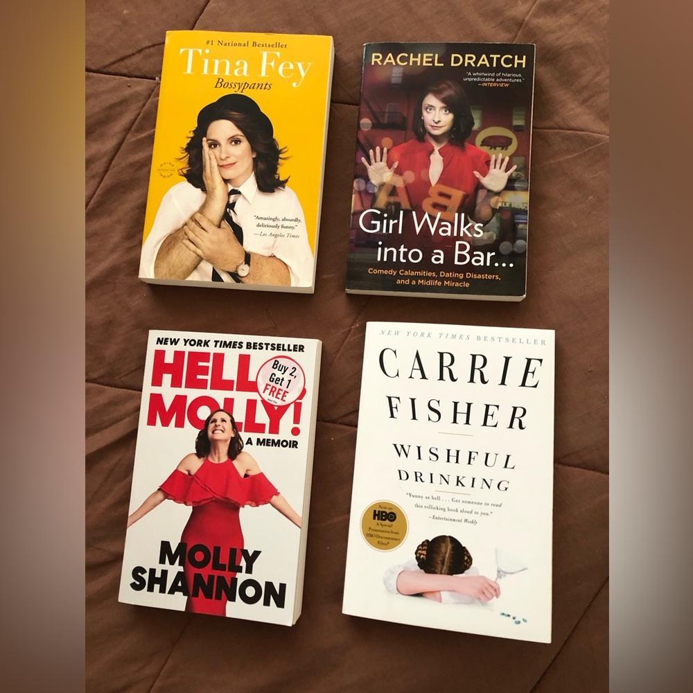 Four Female Comedian Books